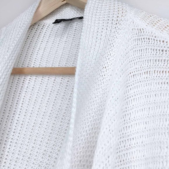 Eileen Fisher open waterfall cardigan - Medium - Picture 3 of 8